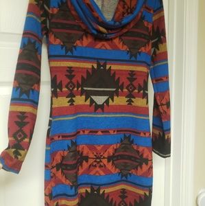 Patterned Winter Dress